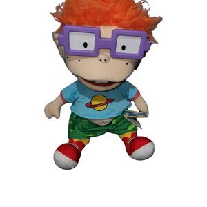 1997 Mattel Chuckie Finster Rugrats XL Plush‎ Jumbo 24" Stuffed Doll Nickelodeon